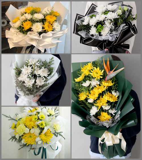 贵州黔西南州望谟县蔗香乡白事花束代送